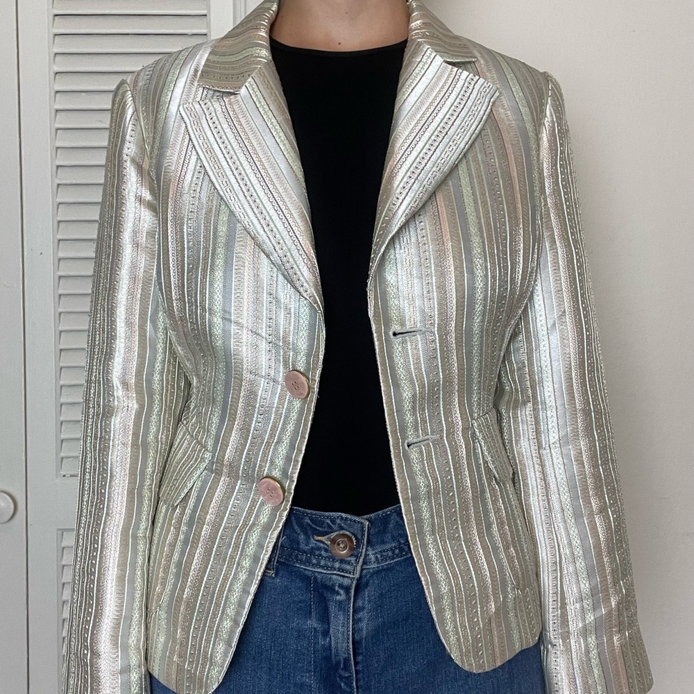 Vintage Pastel Colors Blazer